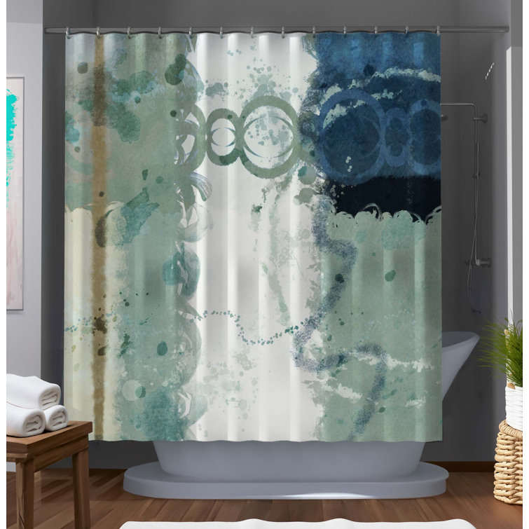 LeRoi Products Tan Stylish Designer Shower Curtain Wayfair Canada